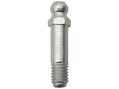 Smørenippel H1 lige, elforz., 1/8" R lang Kabi