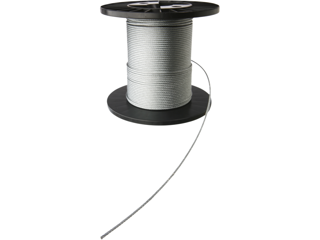 Stålwire galvaniseret 6×12+7FC 6mm Michlar