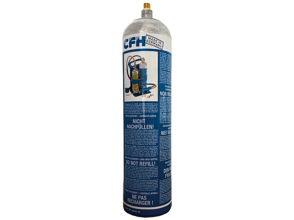 Oxygenflaske t/CFH52500 mini-svejsesæt 1 ltr/130gr.