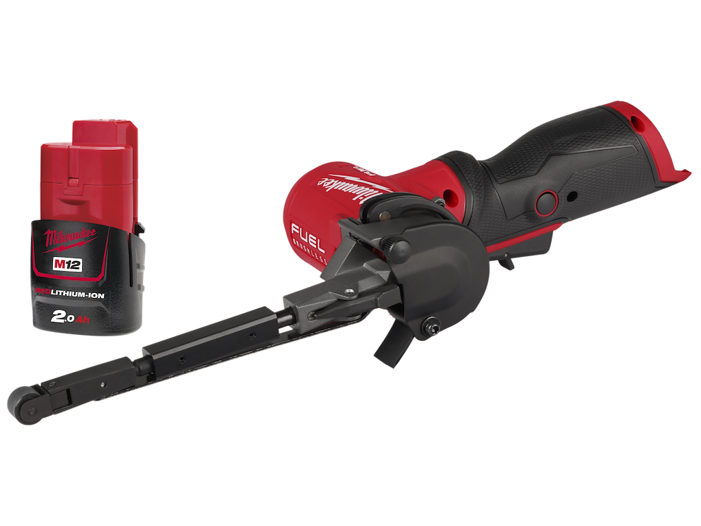 Sampak M12: Båndfil FBFL13-0 + batteri 12V/2Ah B2 Milwaukee