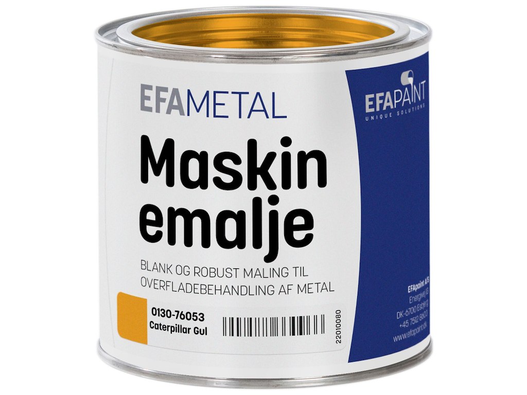 Maskinemalje 0130 Caterpillar Lys Gul 3/4 ltr. EFApaint