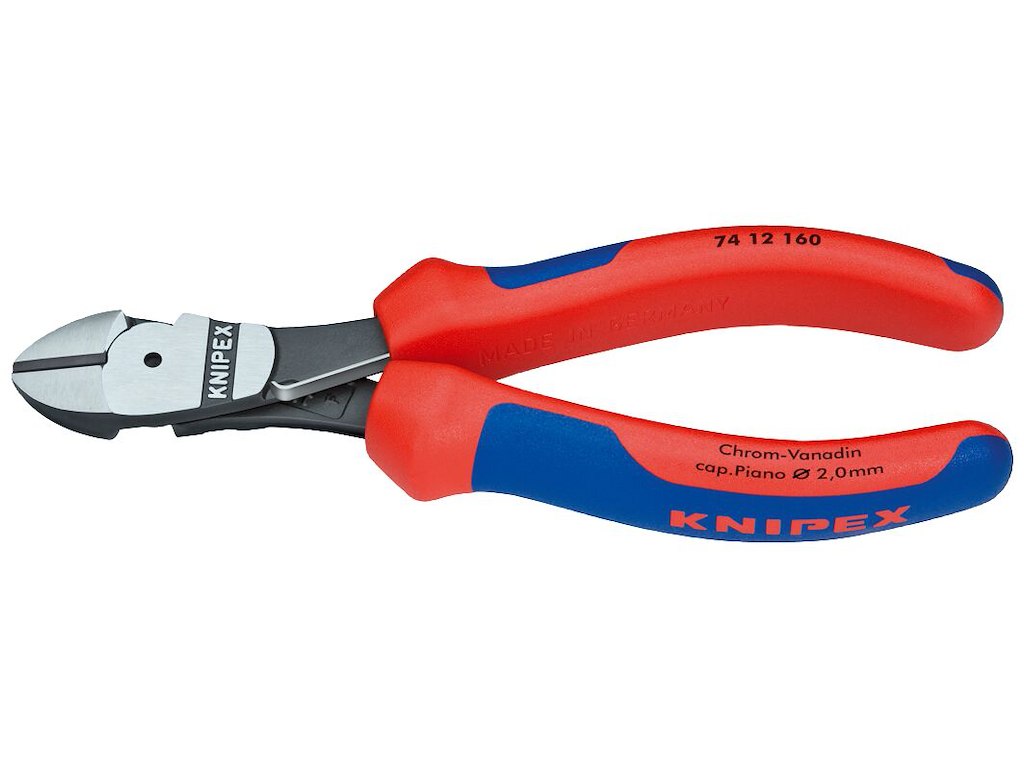 Kraft-skævbider 74 12 160 mm Knipex