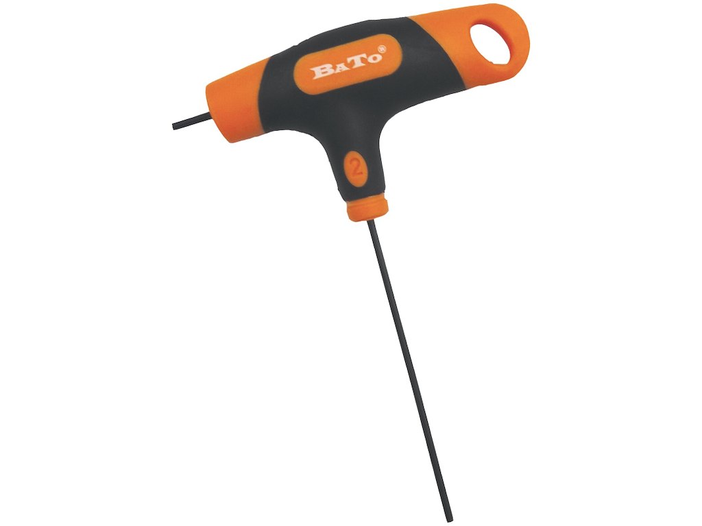 T-greb stiftnøgle 2.5mm u/kugle Bato