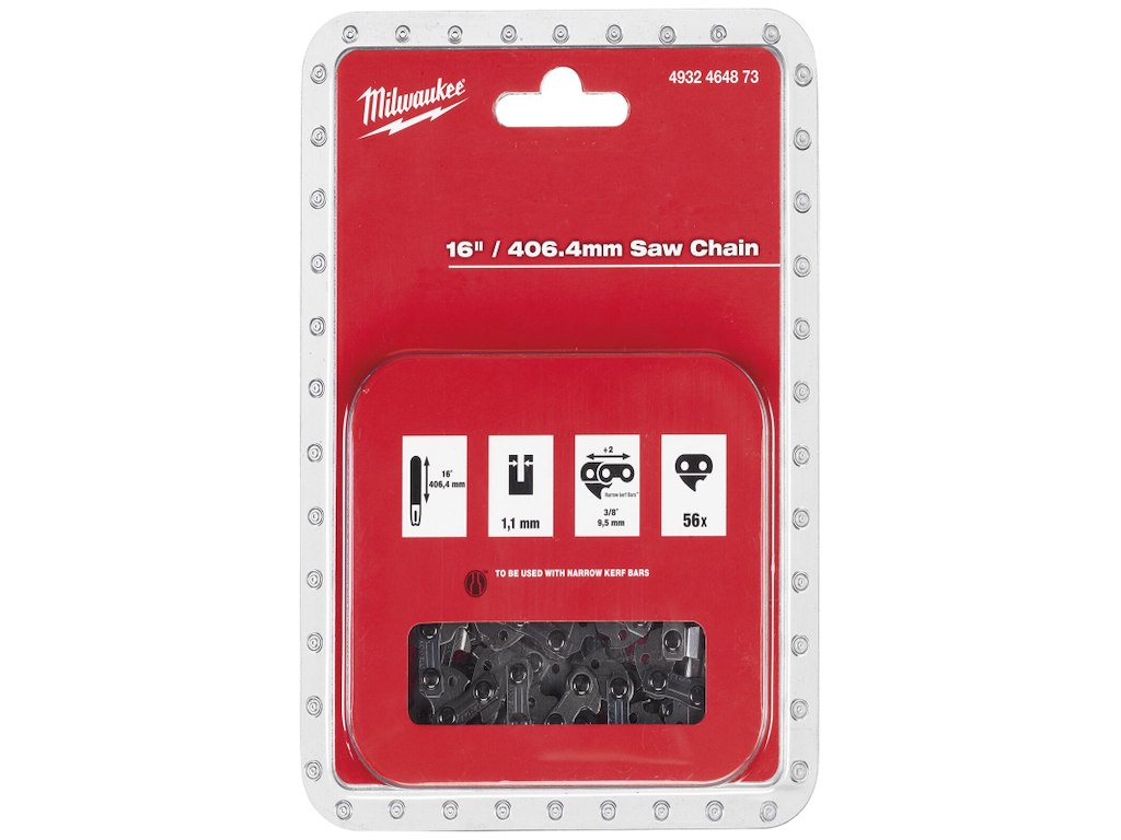Savkæde 3/8"×406×1,1mm t/ M18 FCHS kædesav Milwaukee