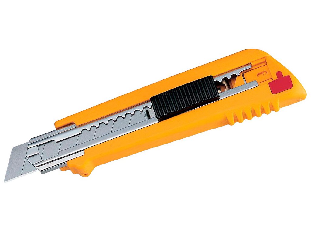 Olfa hobbykniv PL-1 m/bræk-af blad 18mm, kliklås