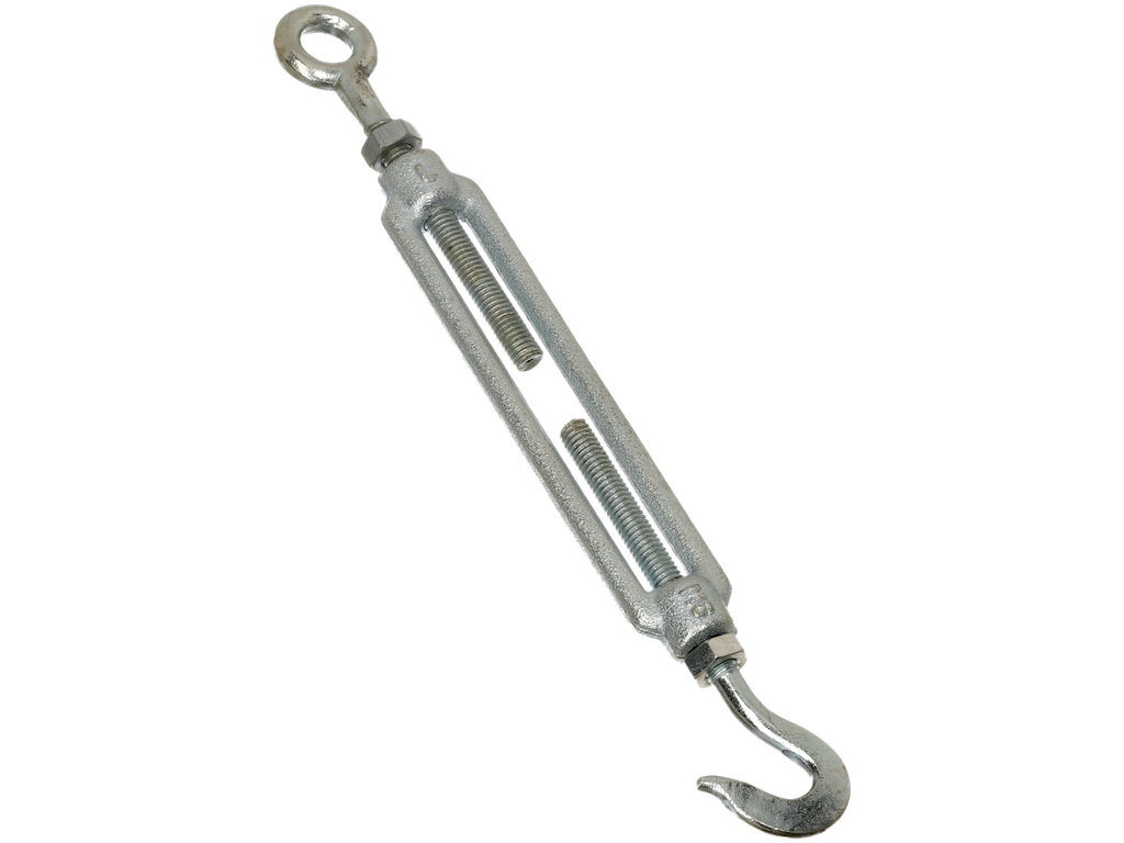 Bardunstrammer øje/krog galvaniseret