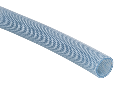 Criflex klar PVC-slange, vævsarmeret