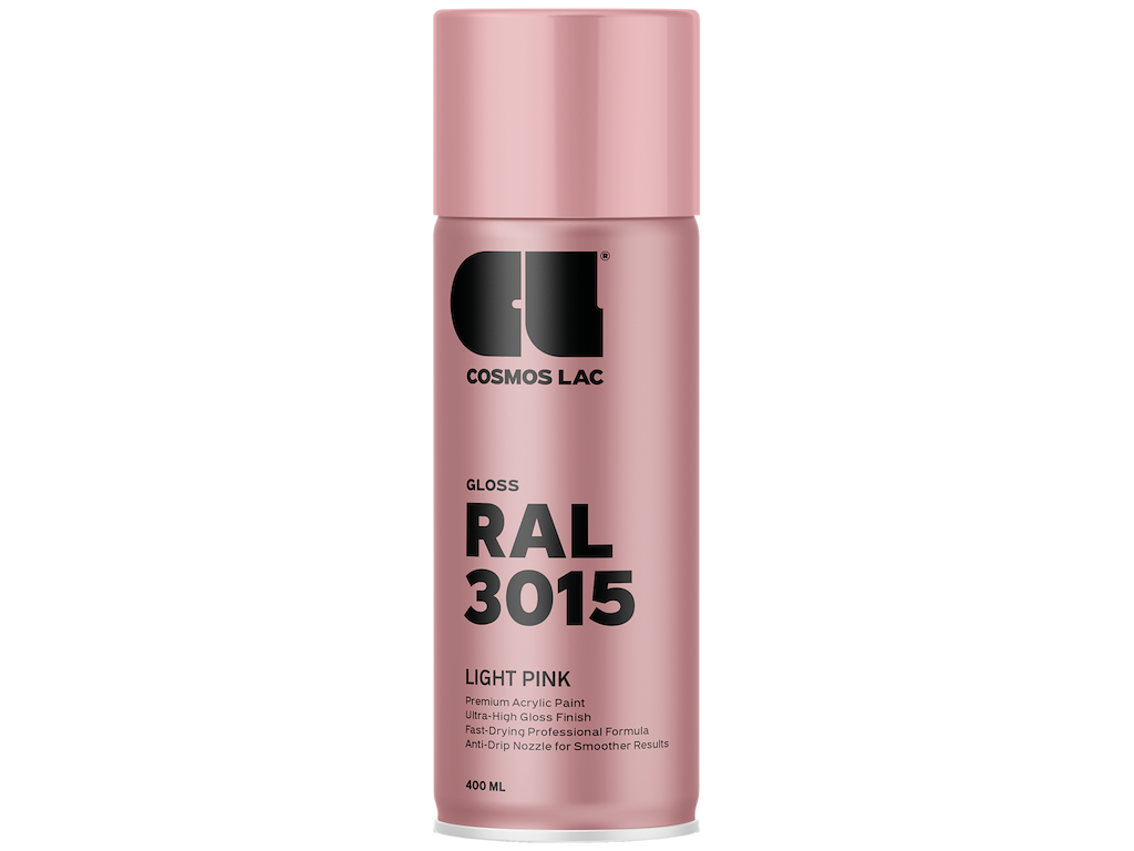 Cosmos spraymaling RAL3015 Light Pink 400ml