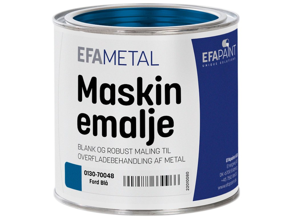 Maskinemalje 0130 Ford Blå 3/4 ltr. EFApaint