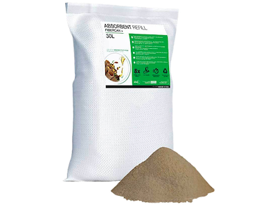 Absorbent Fibercan+ t/Toucan miljøstation 30 ltr.