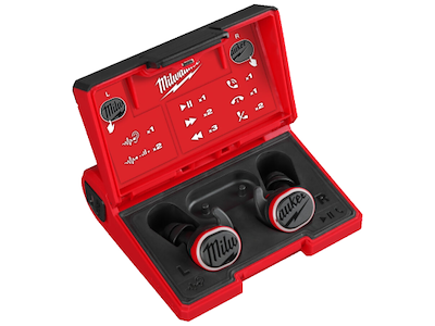 In-ear høreværn m/Bluetooth, USB-genopladelige Milwaukee