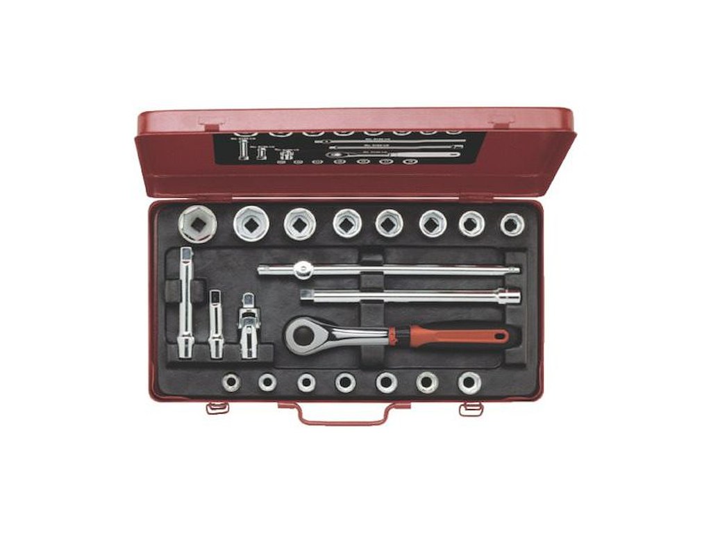 Topnøglesæt mm 1/2" firk. 7886SME Bahco