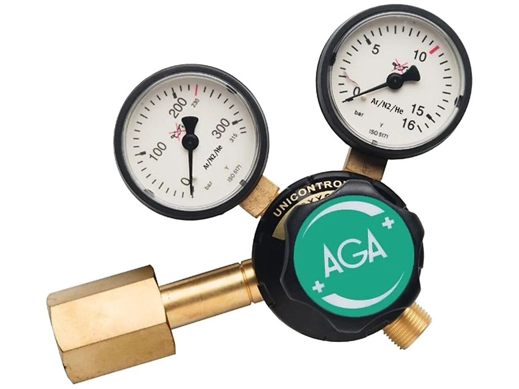 Regulator Unicontrol 500 Ar/N2/He 0-10bar AGA