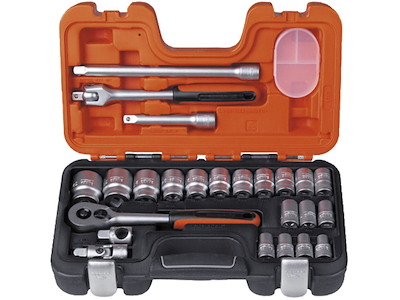 Topnøglesæt mm 1/2" firk. S240 Bahco