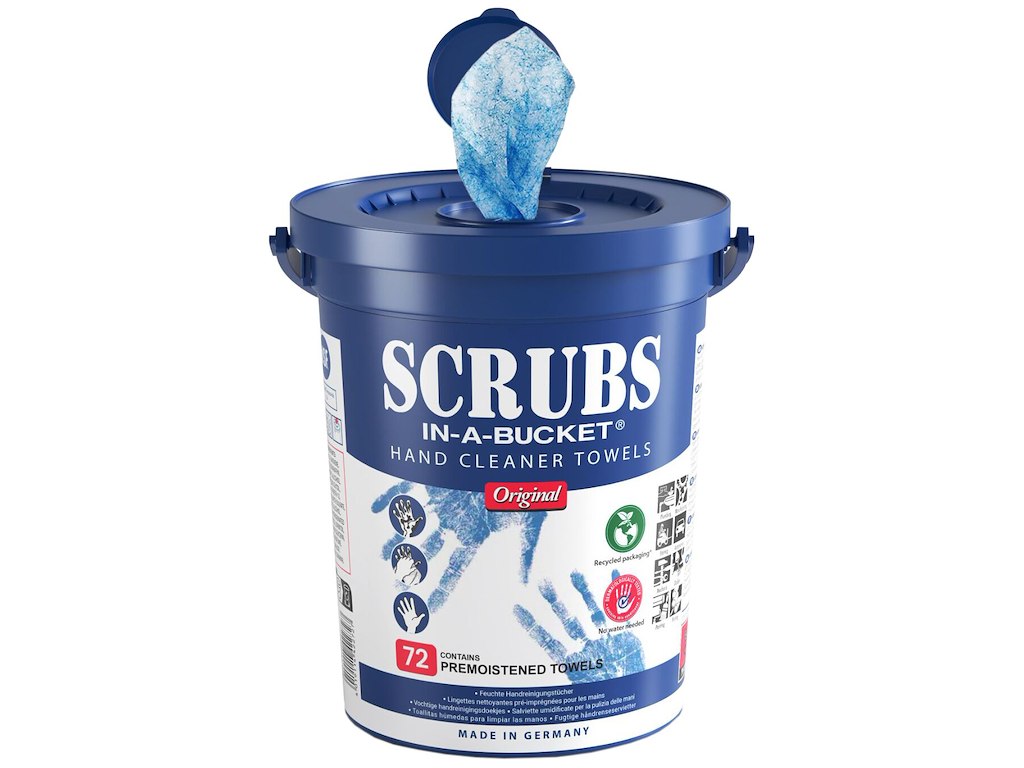 Kema Scrubs håndservietter, spand 72stk