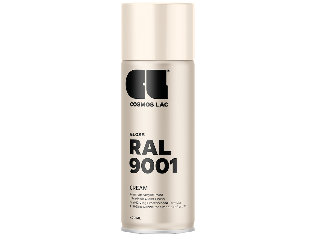 Cosmos spraymaling RAL9001 Cream 400ml