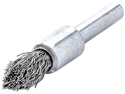 Lessmann Penselbørste spids 6mm skaft ø12×60mm