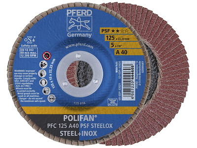 Pferd polifanskive PFC 125 A40 PSF steelox
