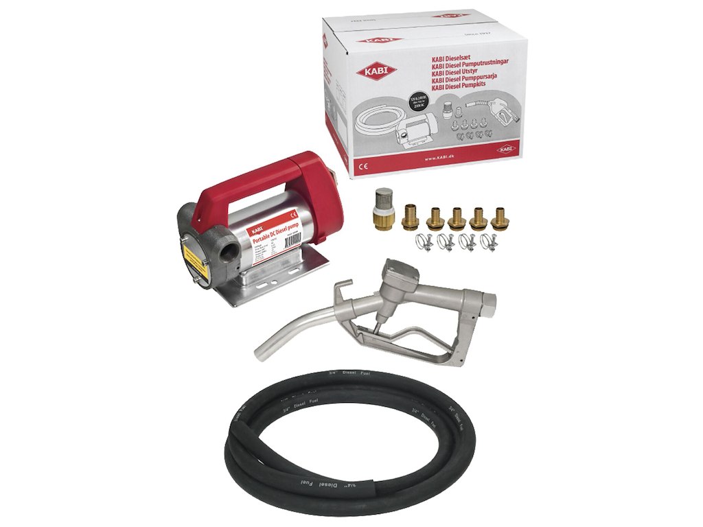 Dieselpumpesæt m/manuel pistol 40 ltr/min 230V Kabi