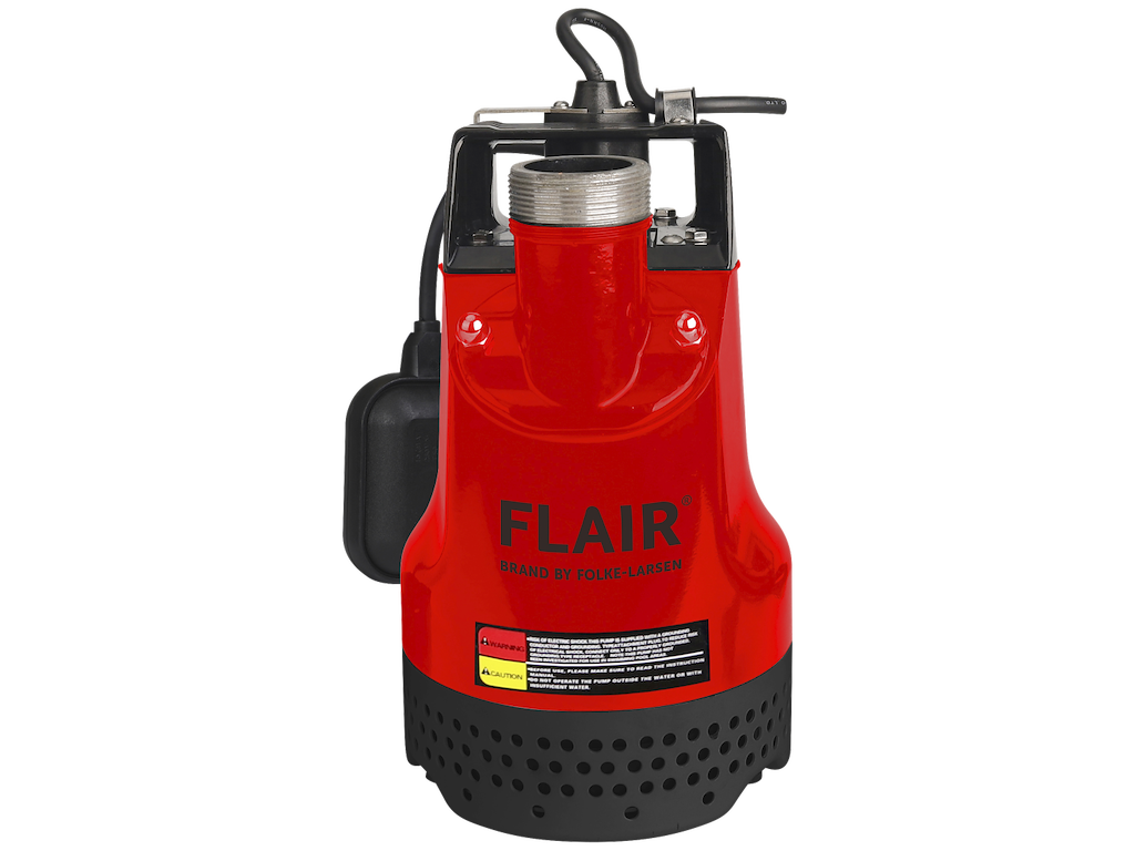 Flair FL-46A dykpumpe m/svømmer 2" 260ltr/min 450W