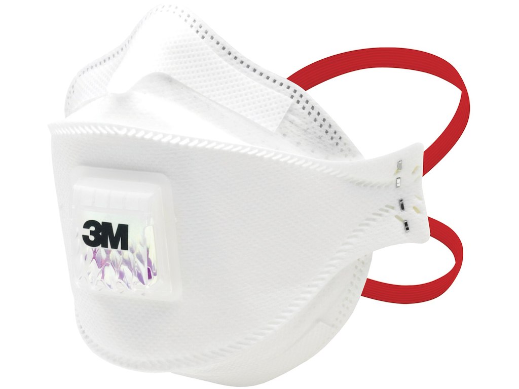 Aura støvmaske FFP3 m/ventil 9332+Gen3, 10 stk 3M