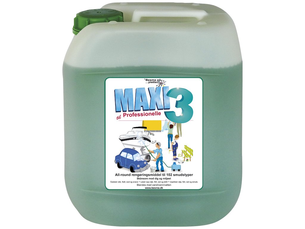 Maxi3 all-round rengøringsmiddel 5 ltr Besma