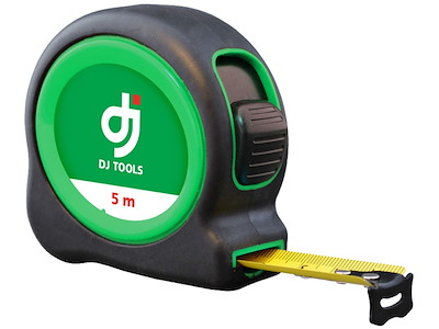 DJ TOOLS båndmål 5 mtr. AP kl. II stål/ABS-hus