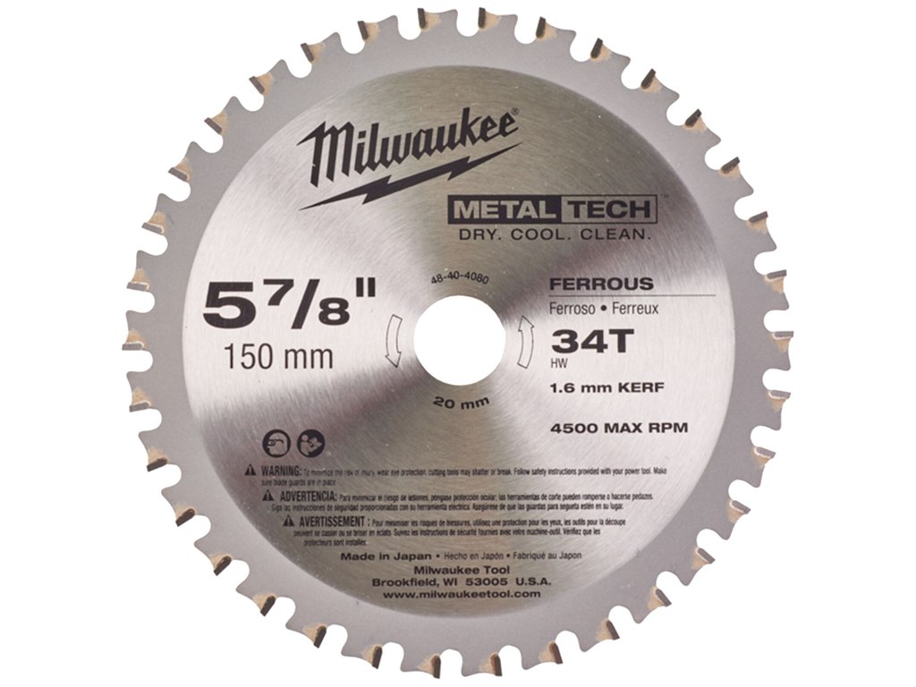 Milwaukee Rundsavklinge CSB P M 150×20×1,6mm 34TD