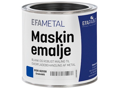 Maskinemalje 0130 RAL5010 Ensianblå 3/4 ltr. EFApaint