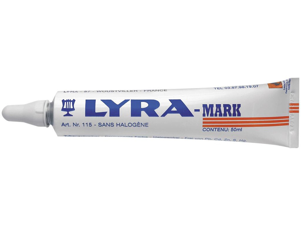 Lyra Markeringspasta Fixolid 4150 50 ml hvid