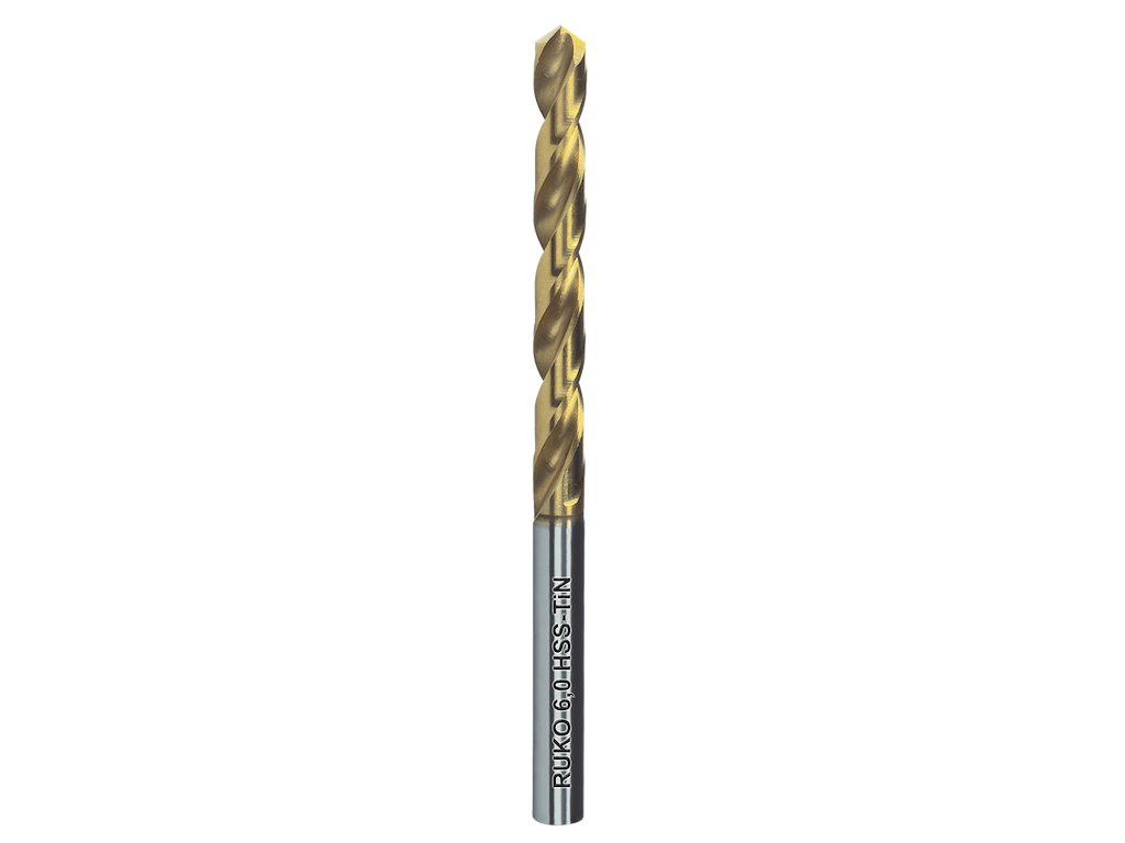 Ruko Spiralbor DIN338N HSS-G TiN