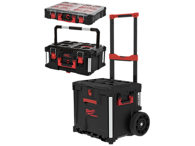 Trolley inkl. skuffemodul & 2 kasser, Milwaukee Packout