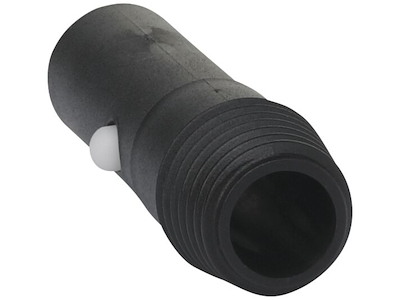 Adapter fra click til gevind, ø26×78 mm, Vikan