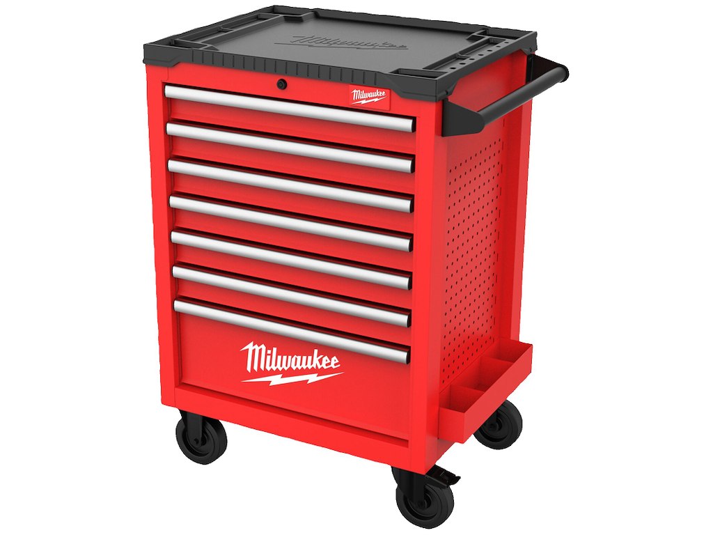 Værktøjsvogn 69cm, 131 dele Milwaukee