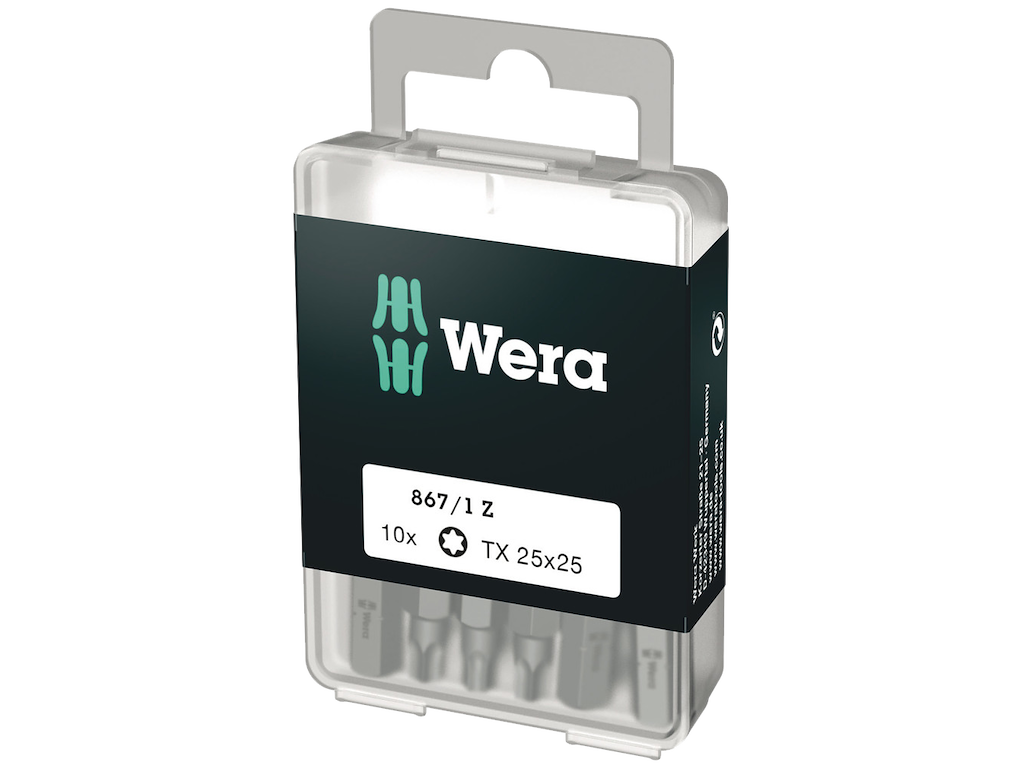 Wera Bits Torx 867/1 kort 25mm, 10stk