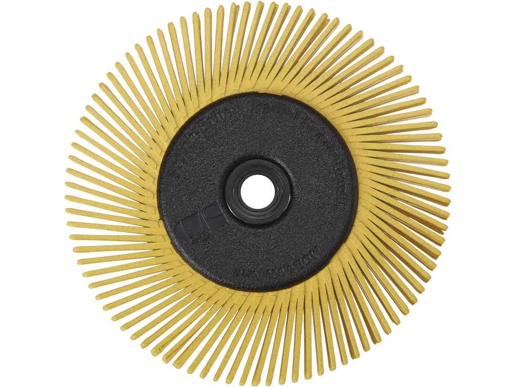Bristle radialbørste BB-ZB type A P80 gul 150mm 3M