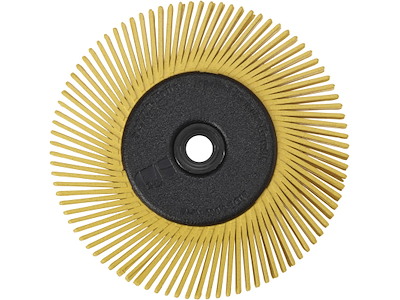 Bristle radialbørste BB-ZB type A P80 gul 150mm 3M