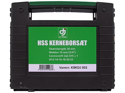 DJ TOOLS kerneborsæt Weldon 12-14-16-18-20-22mm