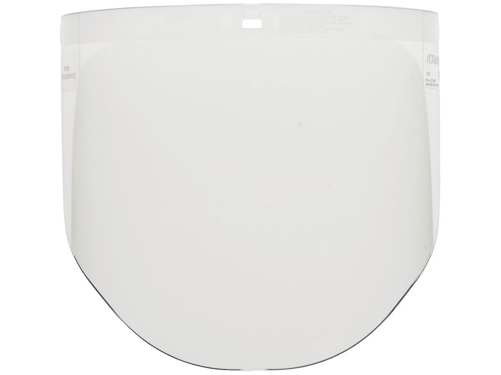 Visir WP96 t/H8 hovedbøjle, klar polycarbonat 3M