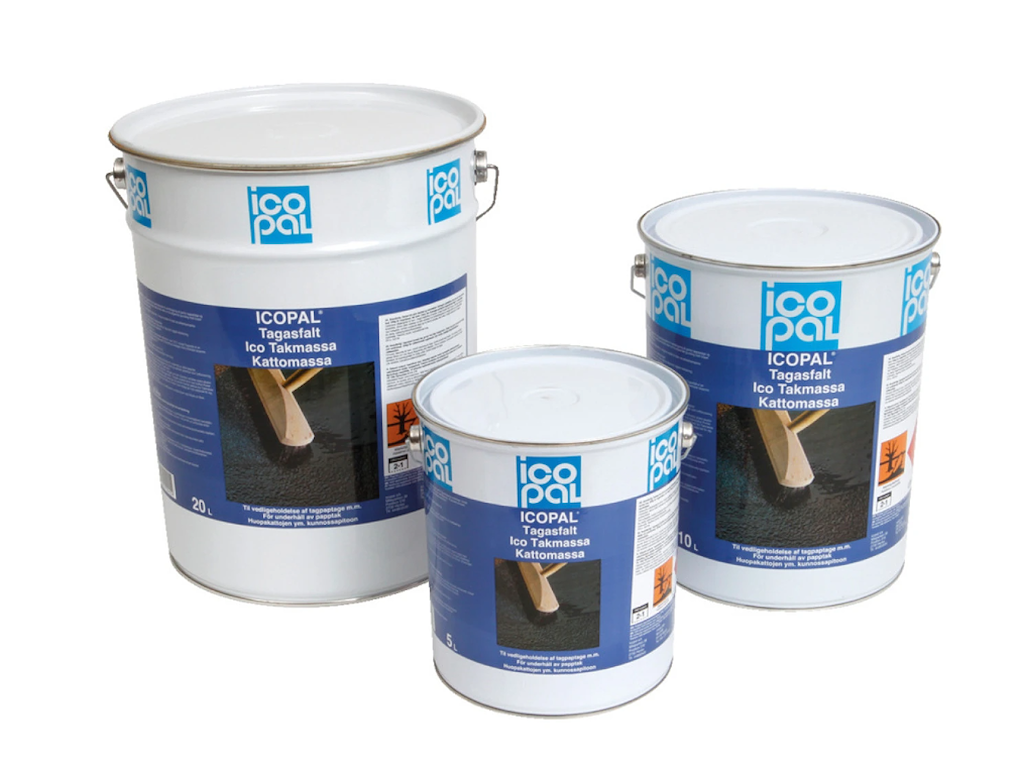 Icopal Tagasfalt 10 ltr. Sort