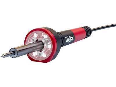 Weller loddekolbe 230V/30W m/LED-lys, lige spids