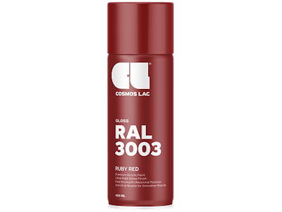 Cosmos spraymaling RAL3003 Ruby Red 400ml