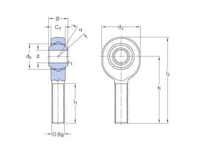 SAKB 10 F SKF Ledleje
