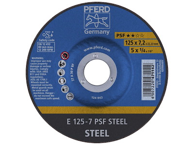 Pferd skrubskive E 125-7 PSF STEEL