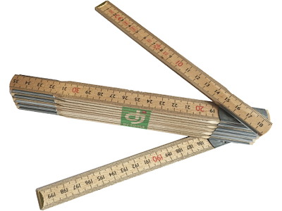 DJ TOOLS tommestok 2 mtr. glasbirk