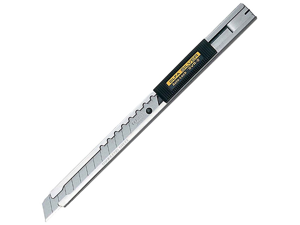 Olfa kniv m/bræk-af blad 9mm SVR-1-2