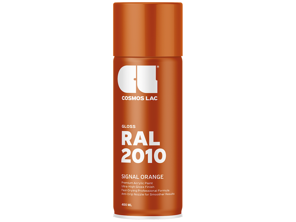 Cosmos spraymaling RAL2010 Signal Orange 400ml