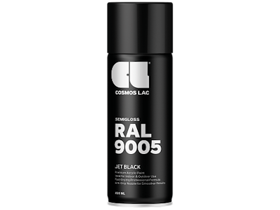Cosmos spraymaling RAL9005 Black halvblank 400ml
