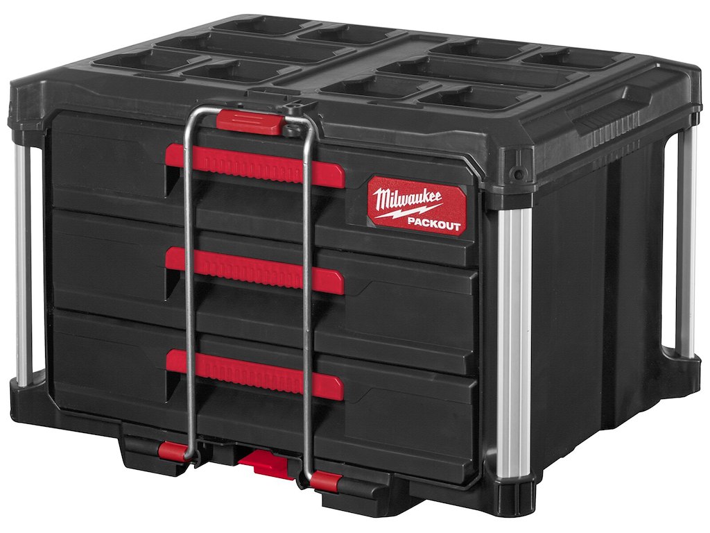 Skuffeboks m/3 skuffer 560×410×360mm Milwaukee Packout