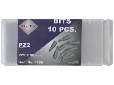 Bits 1/4" PZ1x50mm pk/10 Bato
